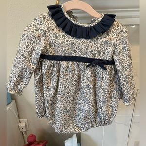 Pepa & Co London baby girl romper. Super soft. Never worn. Size 9 months.